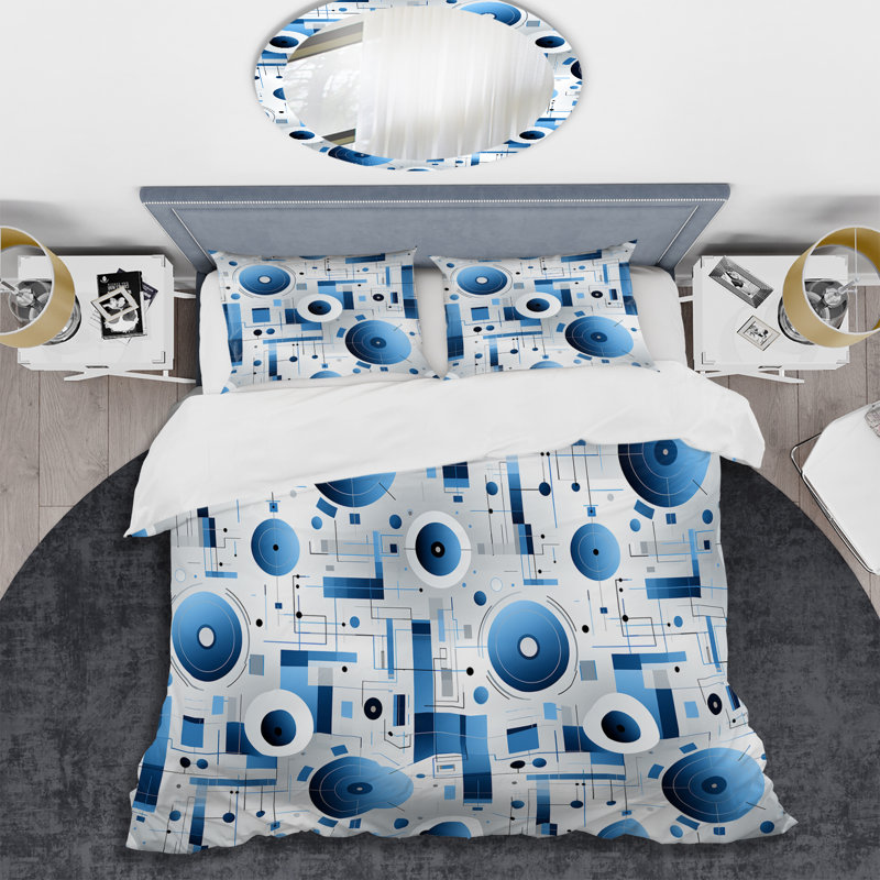 Ensemble de housse de couette Jurriaan, Housse de couette pour très grand lit et 2 très