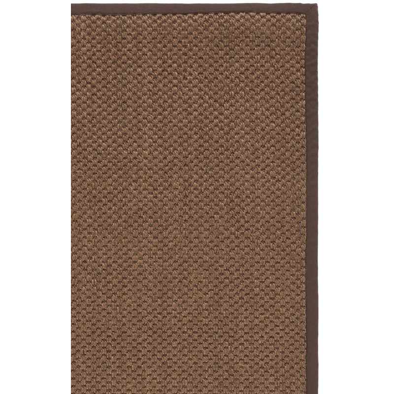 Tapis en jute / sisal chocolat Debroh Springs, Tapis de couloir 2 pi x 12 pi