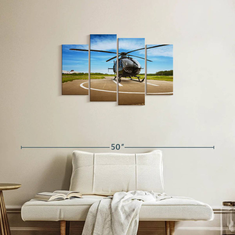 Mehar Helicopter, 22" H x 36" W