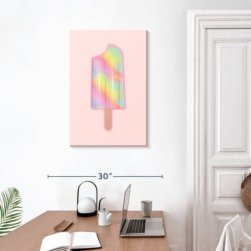 Yarlin Unicorn Popsicle, 30" H x 20" W
