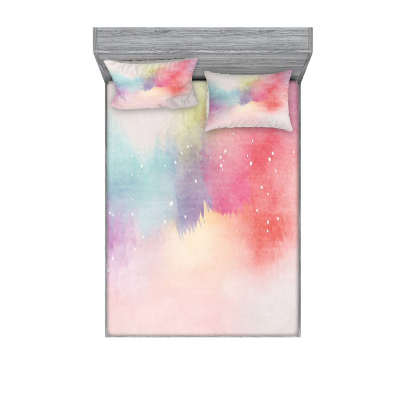 Ensemble de draps Dreamy, Ensemble de draps pour lit double avec un drap-hou