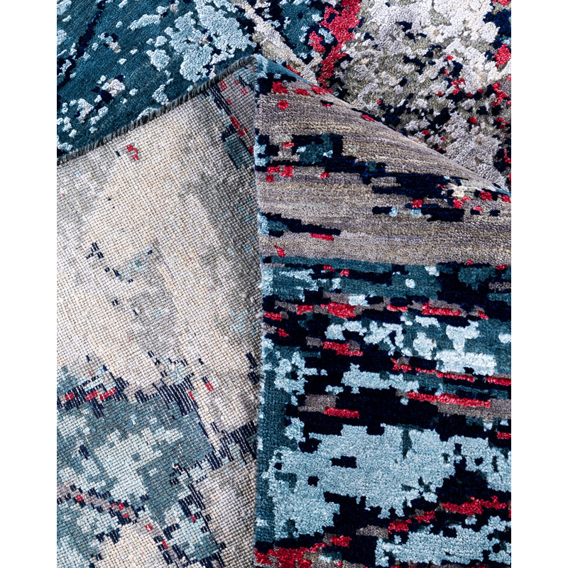 Overdyed One-of-a-Kind 8' 2" X 10' 1" Hand Knotted Area Rug