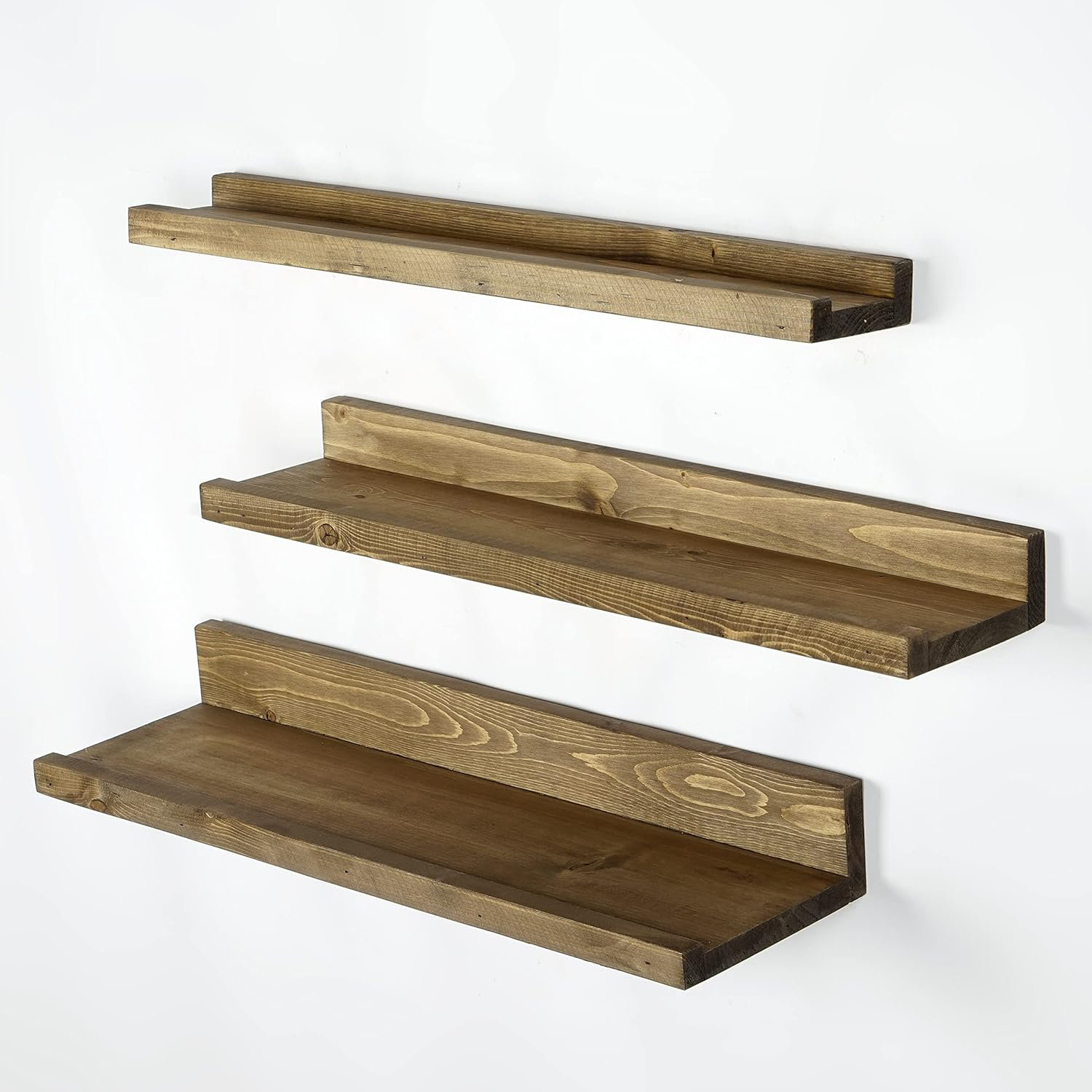 Ophelia & Co. 3-piece Cottage Wall Shelves, Wall-mounted Farmhouse ...