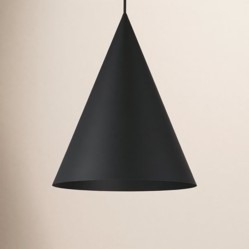 Luminaire suspendu simple Celsa, Noir