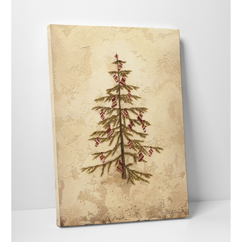 Arbre par Jane Carroll - reproduction sur toile tendue, H 12 po x l 18 po x P 1,5 po