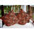 Floral Outdoor Reversible Throw Pillow-440663509-440663513