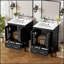 Meuble-lavabo de 48 pouces avec lavabo encastré intégré, armoire de rangement, portes à fermeture en douceur, tiroir divisé et tablette à double couche pour un rangement polyvalent-469017548