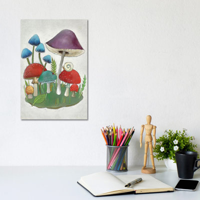 Mushroom Collection II by Chariklia Zarris - Wrapped Canvas Gallery-Wrapped Canvas Giclée