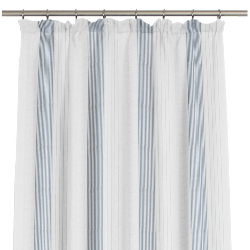 Matthew Semi Sheer Curtain Single Panel, 300 W x 245 D cm