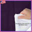 Édredon uni de couleur mauve-124132754