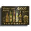 «Best Beer Sign» par Jean Plout, art mural en métal doré, 36 po x 24 po-1035825563