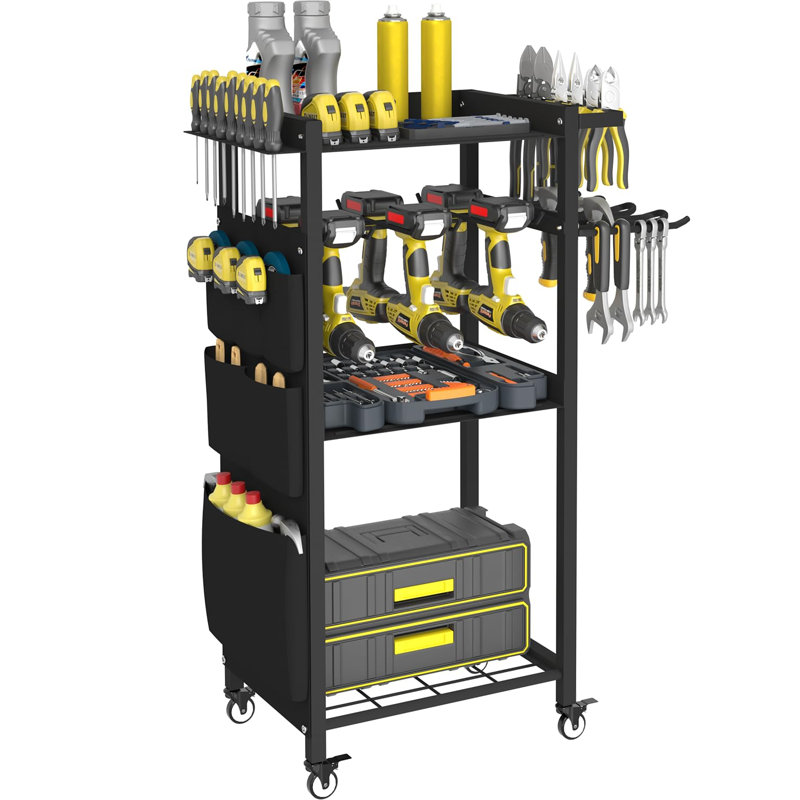 Mechanic Utility Cart For Workbench & Outdoors Working, Gift For Men Dad