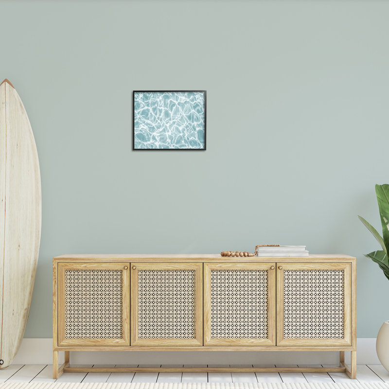 Summer Water Ripples, art de la giclée encadrée par Sissi et Seb, Giclée encadrée noir minuit, H 16 po x l 20 po