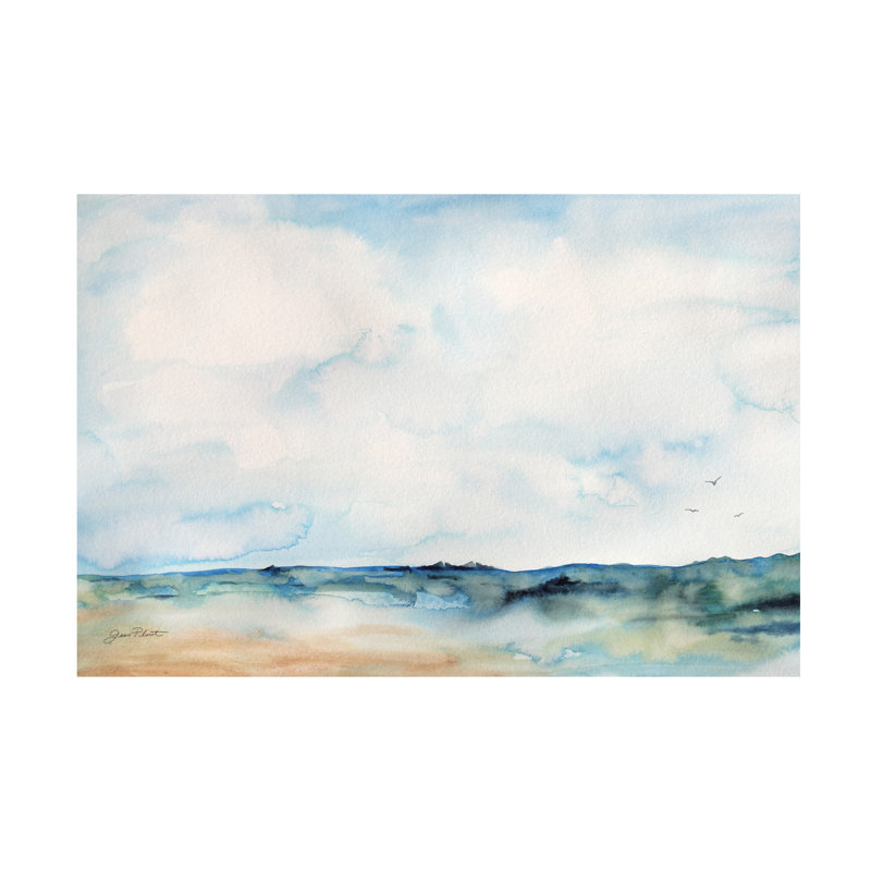 Art sur toile Jean Plout Paradise Beach, H 12 po x l 19 po x P 2 po