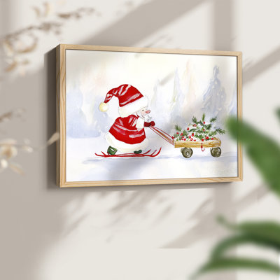 Chirstmas Art-XXXIX -Framed Print - Restickable