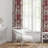 Country Lane Toile Crimson Cotton Rod Pocket Drapery Panel Set of 2-109900625
