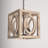 4 - Light Unique Square Chandelier