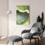  «Banana Leaf 1» par Brittany Evans, art mural en verre acrylique, 24 po x 36 po-243023163
