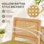 Ensemble de 2 tabourets de bar 26 po en rotin 26 pièces, vert-586011417