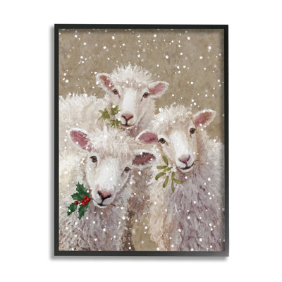 " Winter Sheep Trio Farm Animals " by Pip Wilson