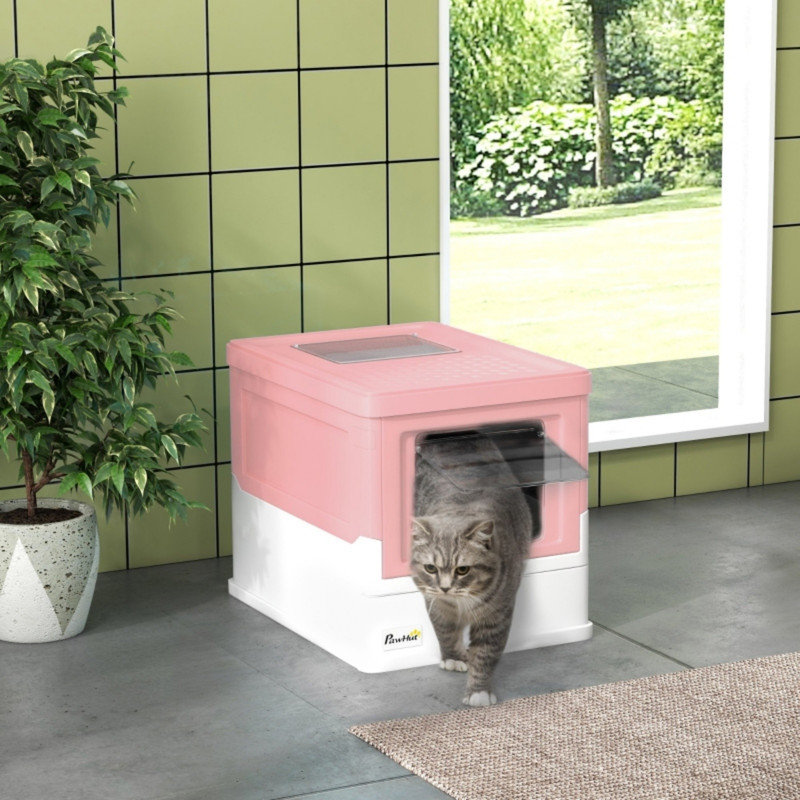 Polypropylene Litter Box, Pink