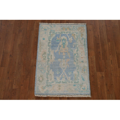 Tapis turc teint à la main Oushak