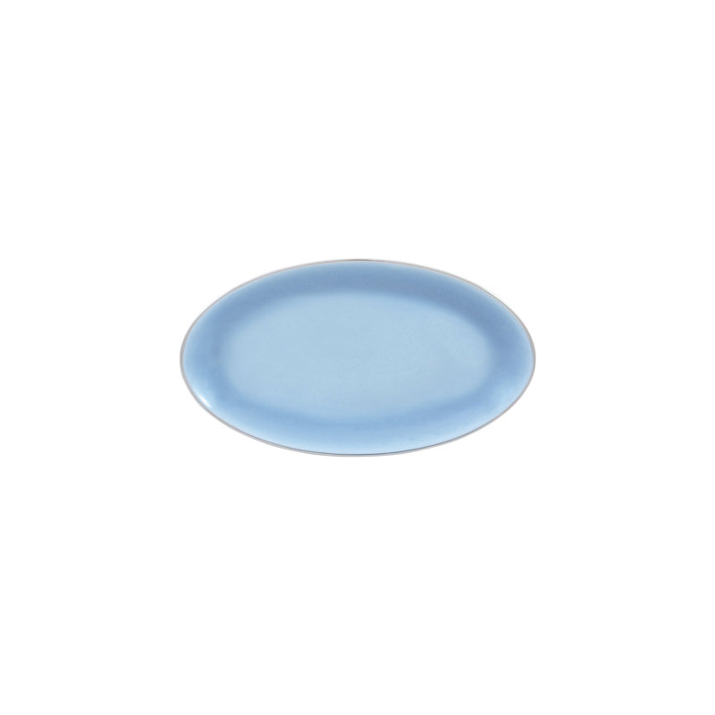 Silver Rain Oval Pickle Dish