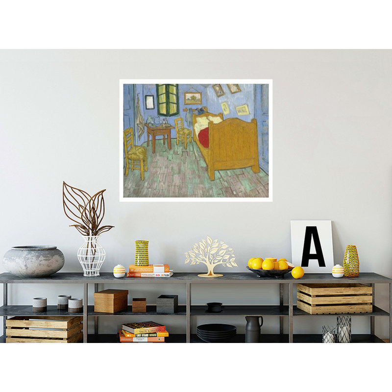 La chambre à coucher par Vincent van Gogh - Estampe numérique, H 32 po x l 40 po