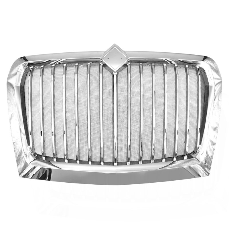 Grille chromée avec moustiquaire adaptée pour International LT625 2018+