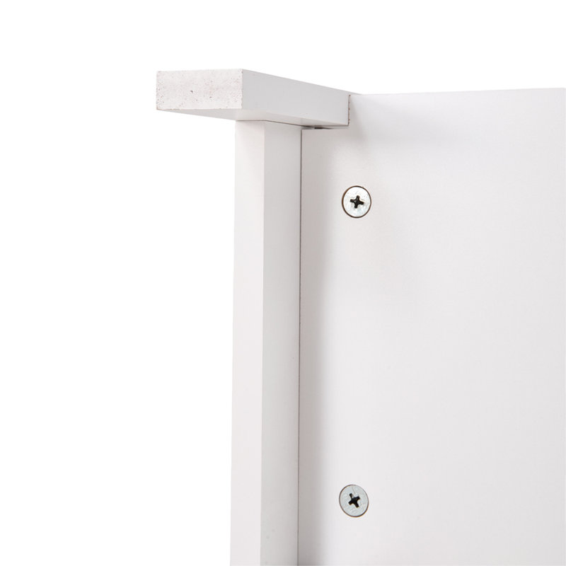 25cm W Bedside Table, White