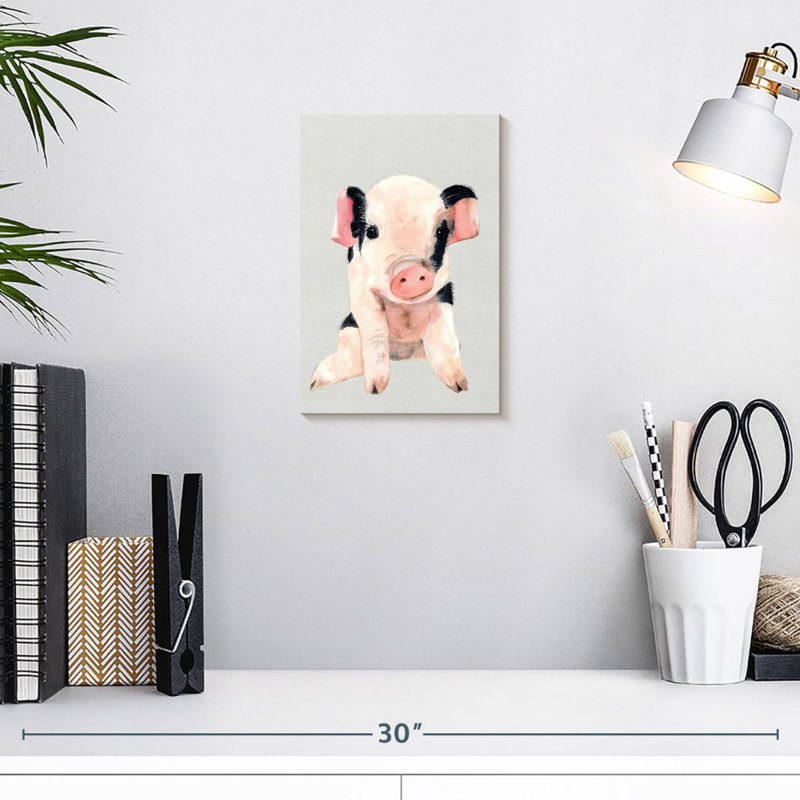 Dolly Pig, 12" H x 8" W
