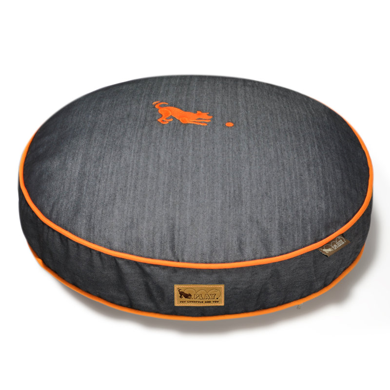 Signature Urban Denim Round Pet Duvet Cover, Small (27.5" W x 27.5" D)