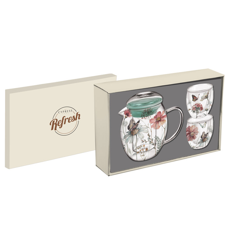 Glass 3 - Piece Pitcher Set