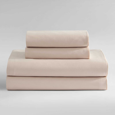Calvin Klein Pearl Edge Cotton Sateen Sheet Set