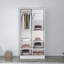 Berend 4 Door Manufactured Wood Wardrobe-149172033-149172032