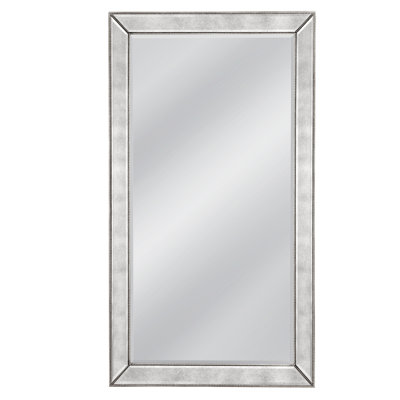 Firth Modern & Contemporary Beveled Beaded Full Length Mirror