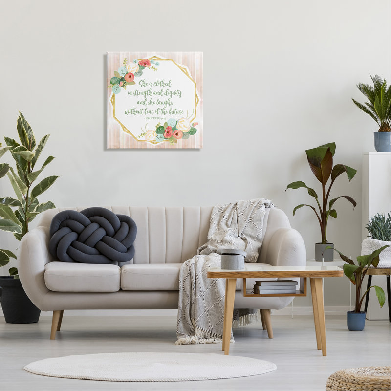 Art mural sur toile Trinx, H 24 po x l 24 po x P 1,5 po