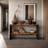 Retro Minimalist Solid Wood Console Table-108839738