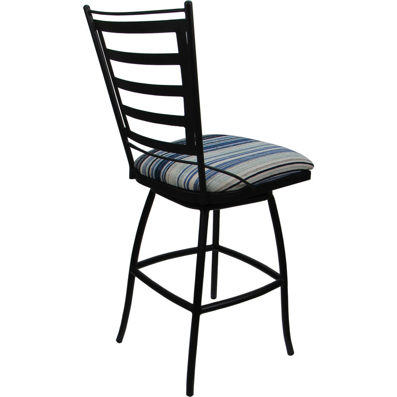 Bois flotté bleu - beige, Bleu, Noir, 26" H