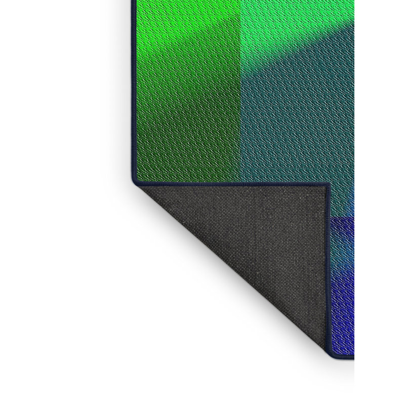 Abstract Indoor Rug, Rectangle 3' x 5'