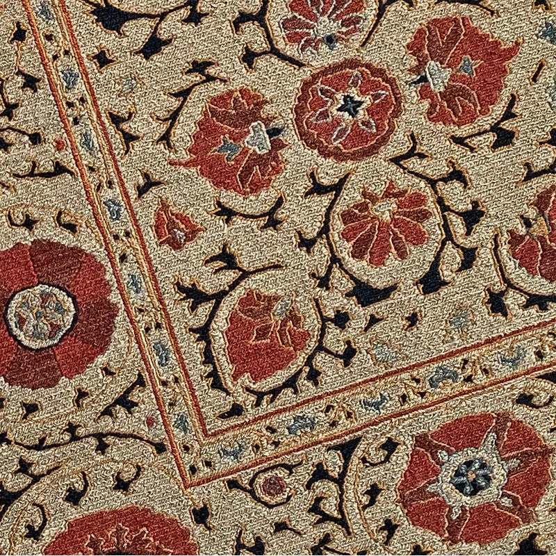 SUZANI 11 MOCHA, Rectangle 4' x 6'