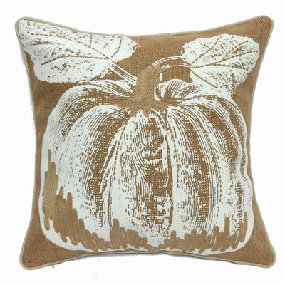 Pumpkin Printed Throw Pillow Cover