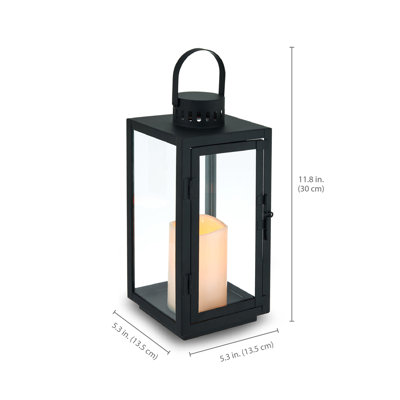 12 in. Metal Lantern