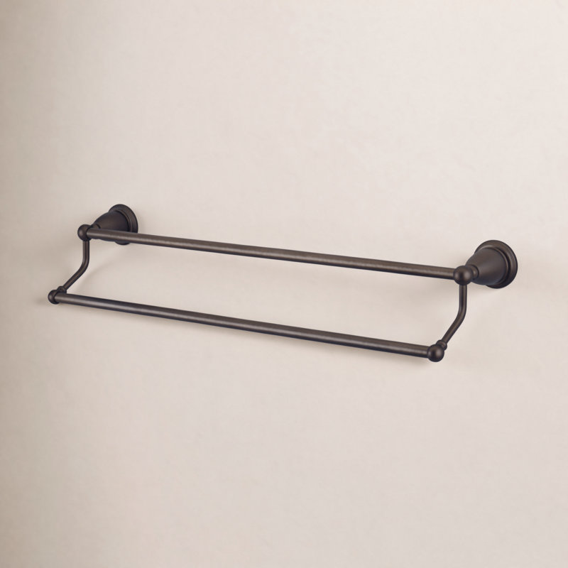 Kingston Brass Heritage 18-Inch Dual Towel Bar, Oil Rubbed Bronze