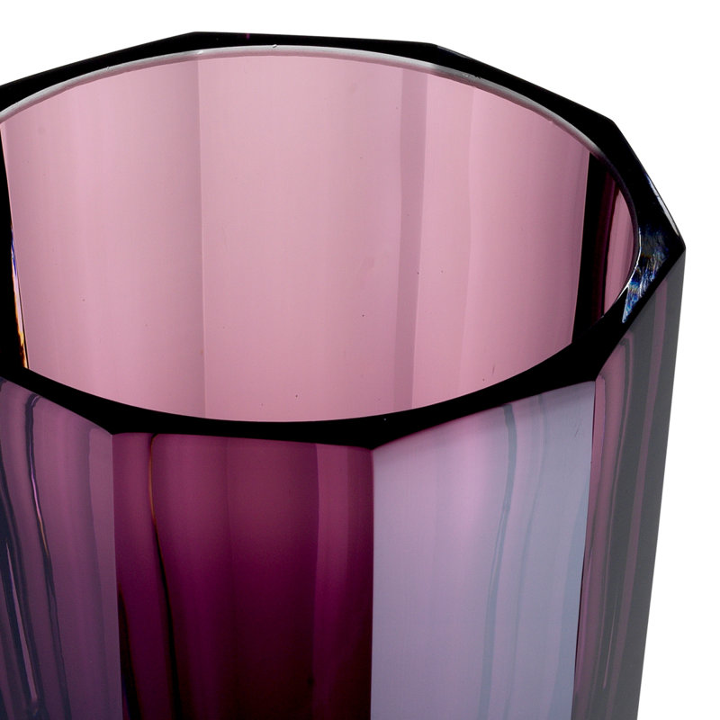 Vase Leriyah S, Mauve, H 7 po x l 5 po x P 5 po