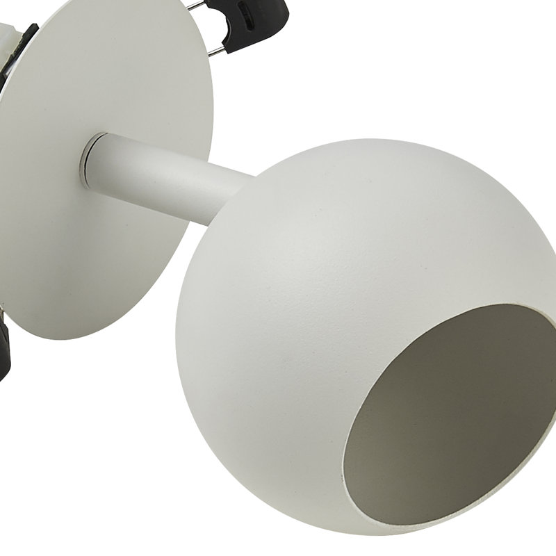 Apollo Recessed, GU10, Sand White, White