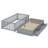 Ivann Wood Daybed with Fence Guardrails and 2 Drawers, Split into Independent Floor Bed & Daybed-121340122-121340117