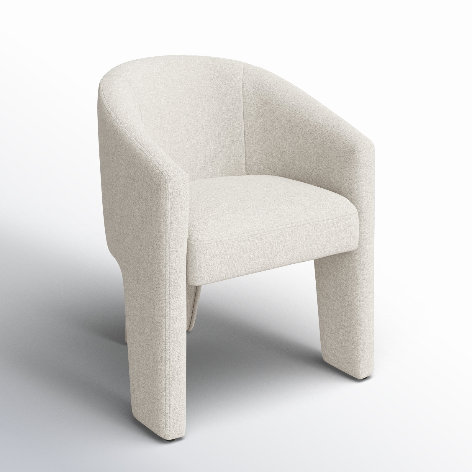 Edenton Dining Armchair, Effie Linen Performance Linen
