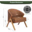 Chaise d'appoint Mid Century
