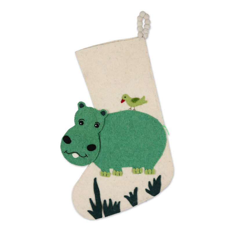 Chaussette de Noël Happy Hippo